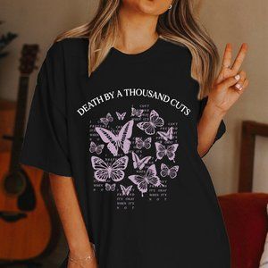 Taylor Swift Death By A Thousand Cuts lyrics T Shirt, Unisex Swiftie Shirt